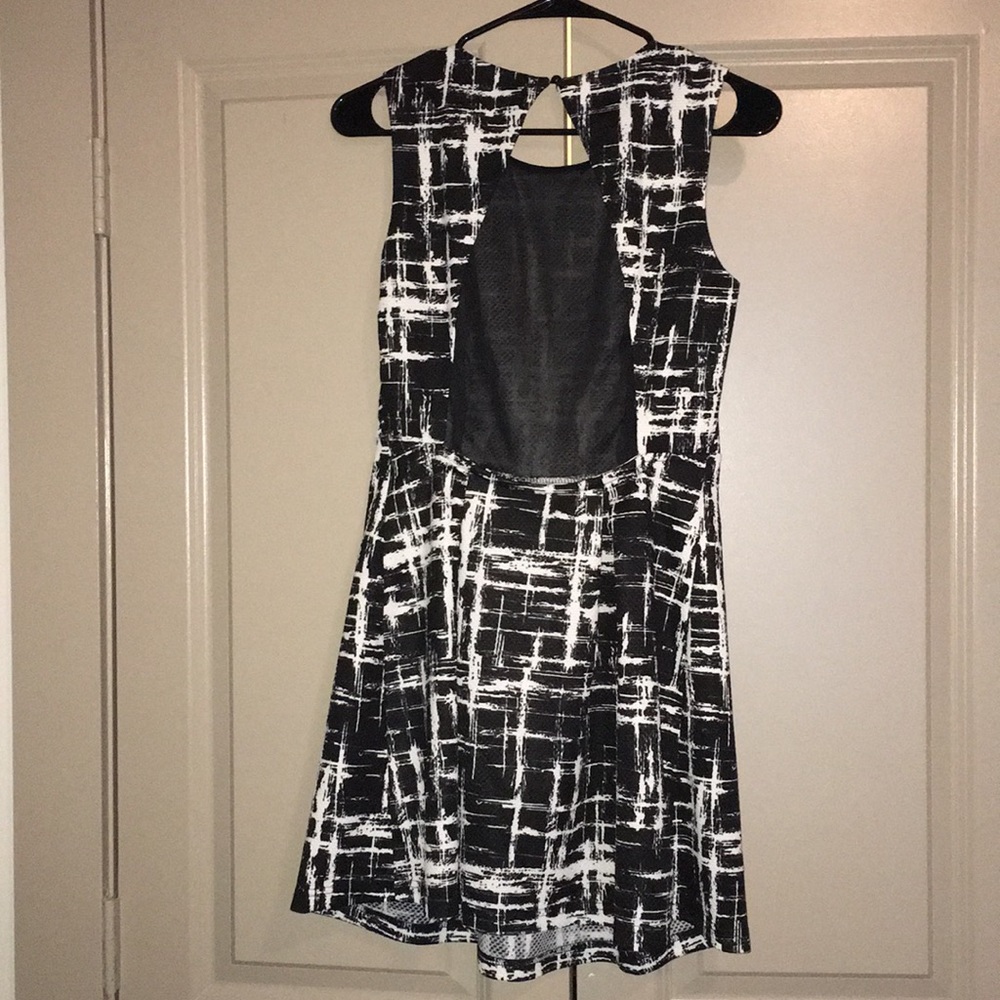 Black and white dress